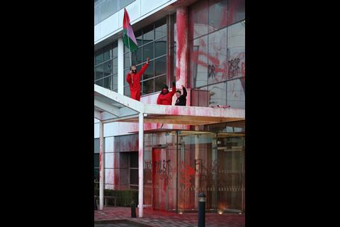 Allianz Guildford HQ occupied flag